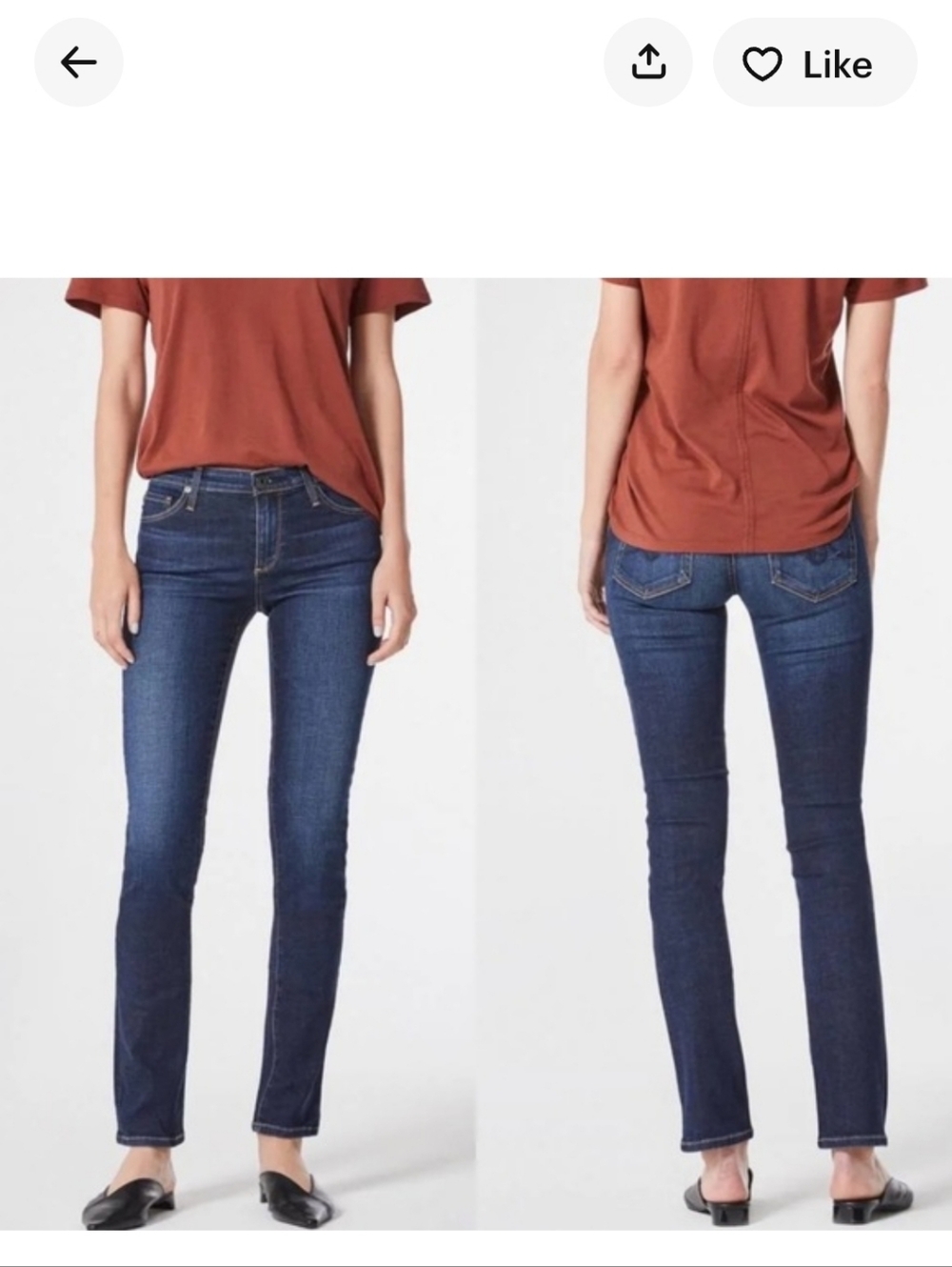NWT AG Harper Straight Jeans